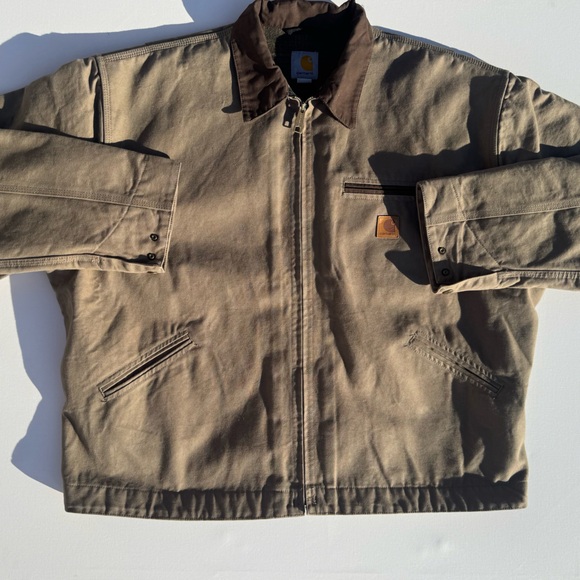 XL- Carhartt Detroit Jacket (Tan)
